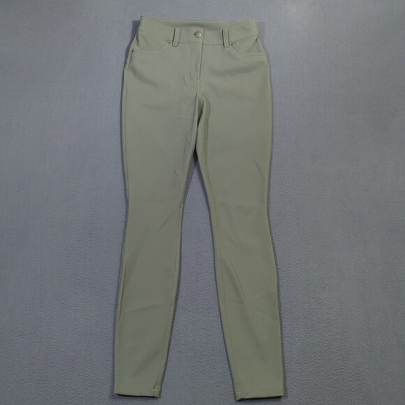 Lululemon Pants Womens 26 Green City Sleek 5 Pocket 7/8 Pant Performance Stretch - Picture 1 of 13
